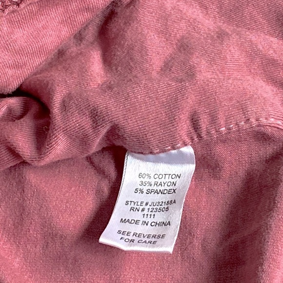 Heart & Hips Dusty Pink & White Tube Top Women's Size S ! - Picture 5 of 7